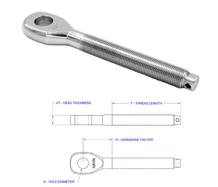 Linked Eye Rods Threaded Eye Rods | Hayn